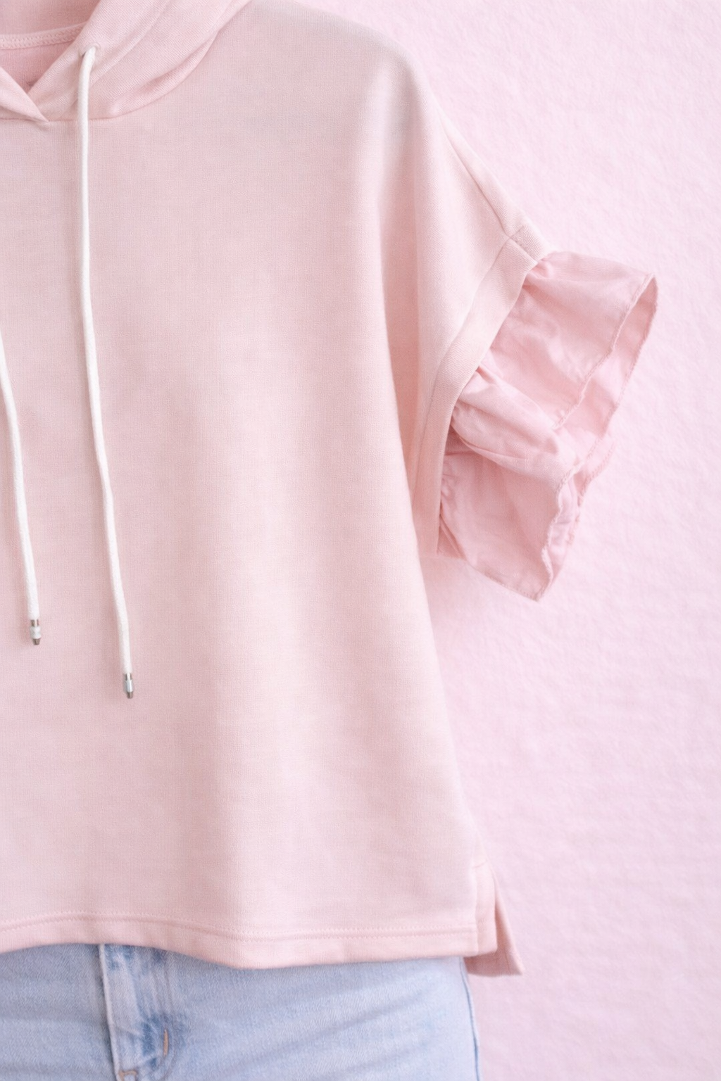 Sudadera pink frill