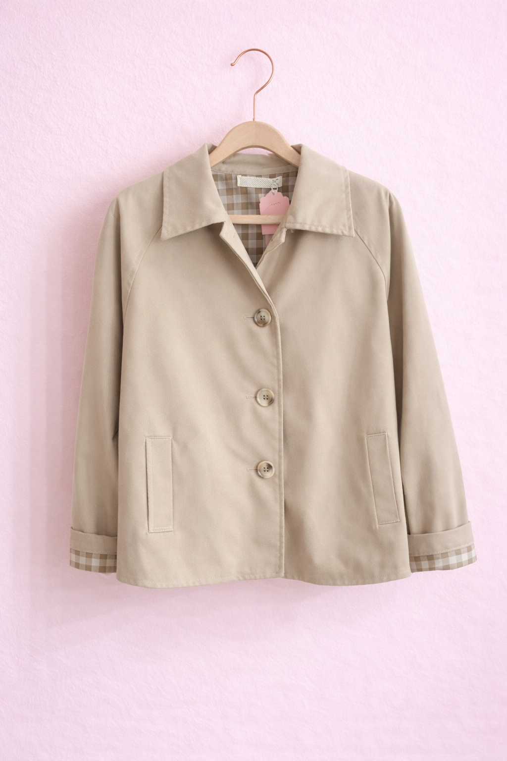 Cazadora beige twice