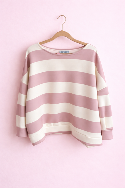 Sudadera rayas tank