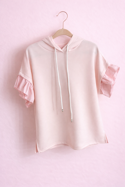 Sudadera pink frill